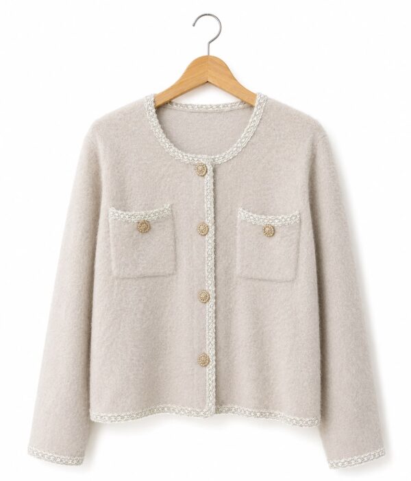Cardigan botones brillos