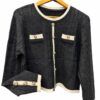 Sweater botones ribetes