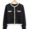 Sweater botones ribetes