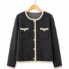 Cardigan botones brillos