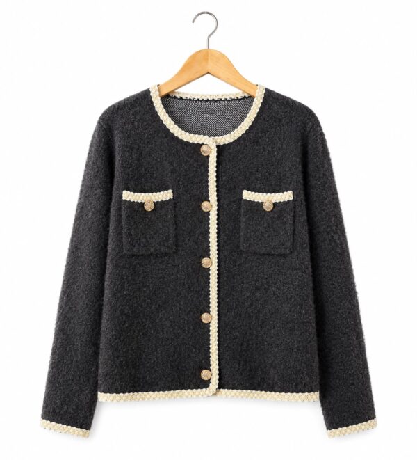 Cardigan botones brillos