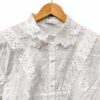 Camisa bordada guipur talles grandes