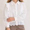 File A1 Camisa puntilla volados talles grandes