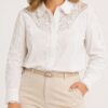 Camisa puntilla calada