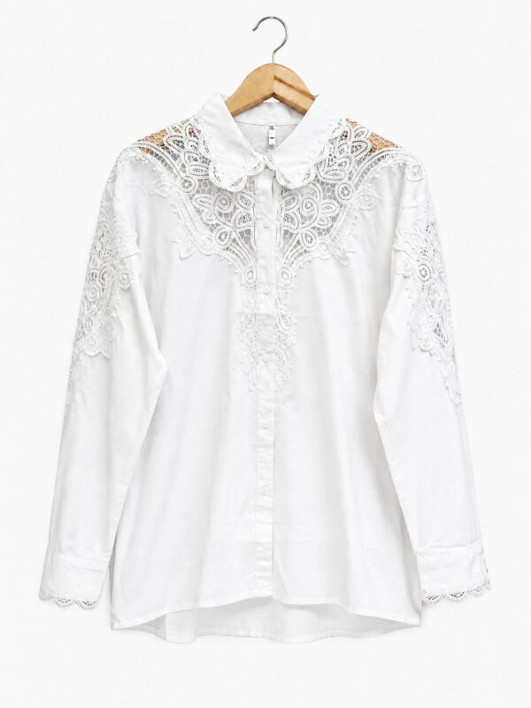Camisa puntilla calada