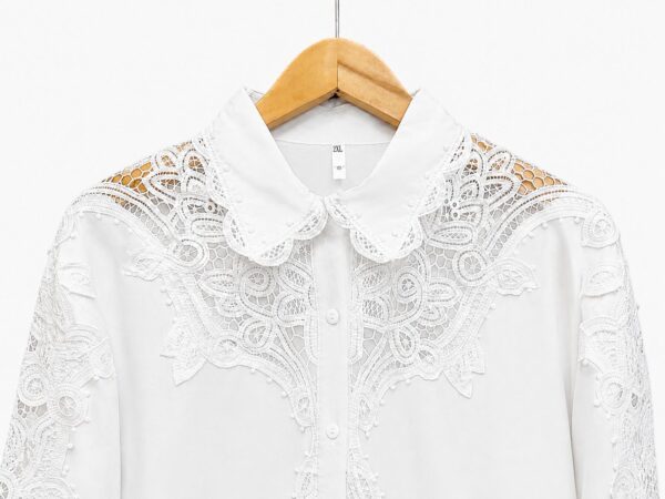 Camisa puntilla calada