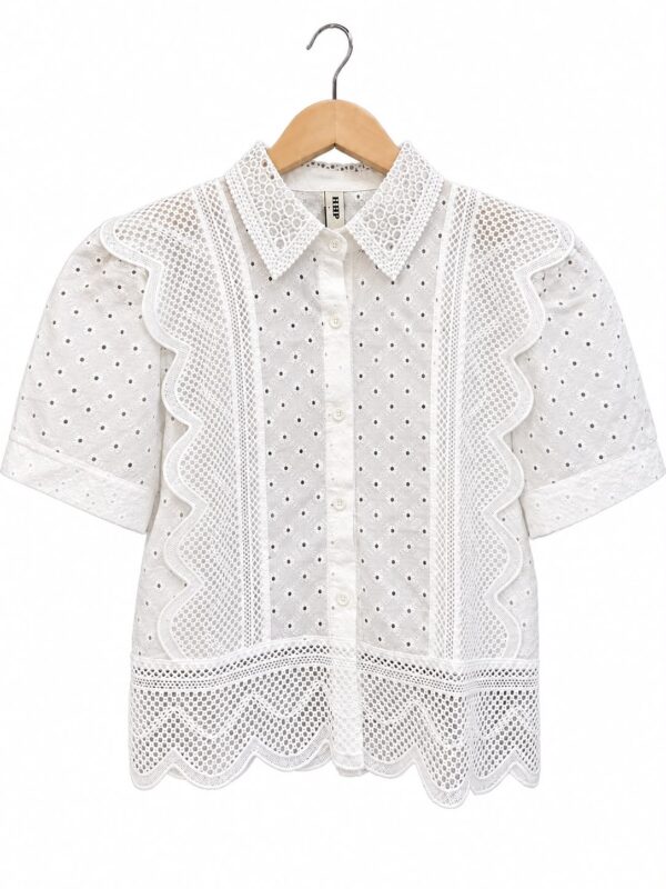 Camisa broderie volados